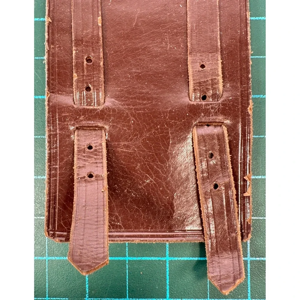 Vintage Leather Shooting Cuff Adjustable Double Buckle Rifle Marksman Sling